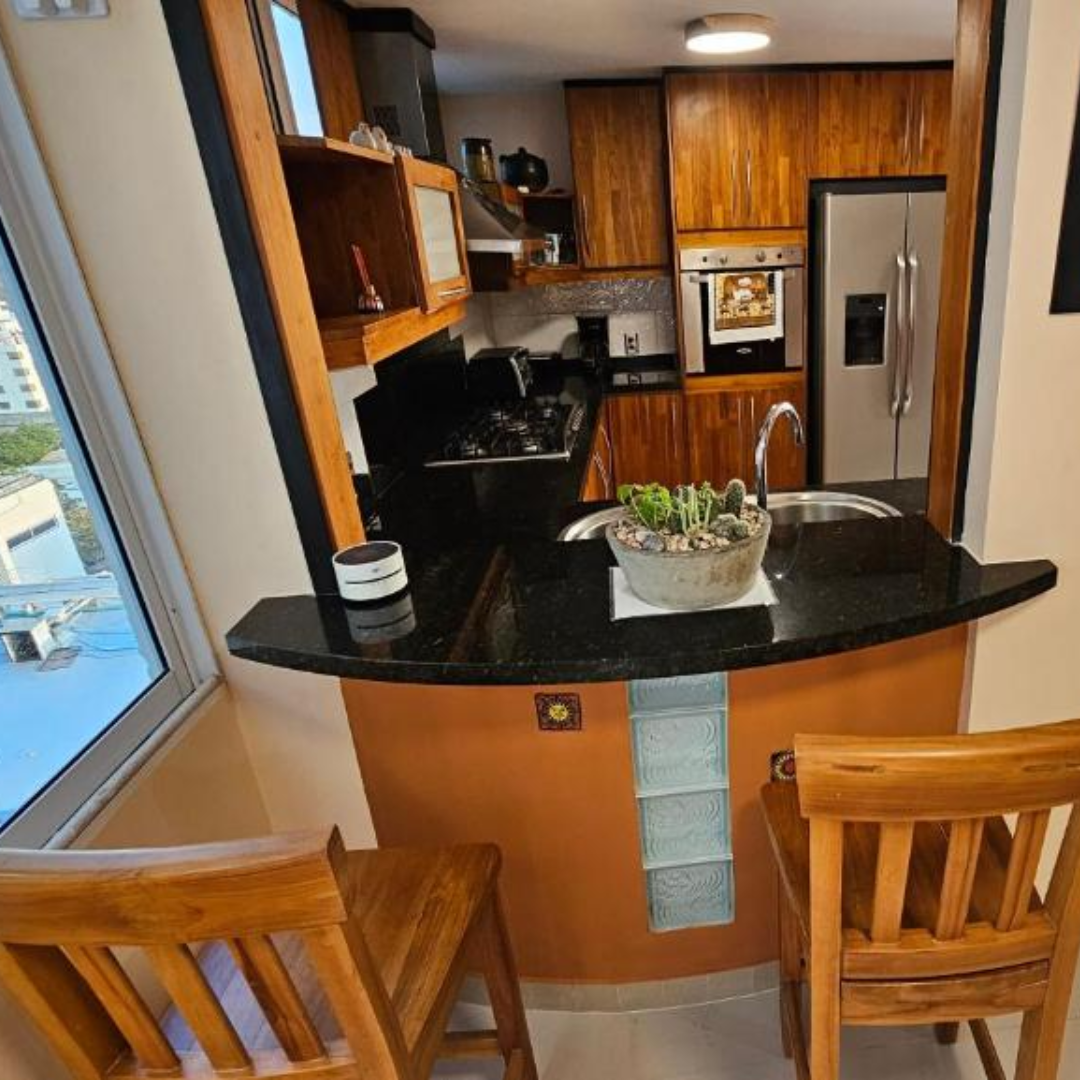 Apartamentos Karey sala y cosina